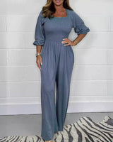 Combinaison confortable avec taille élastique