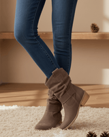 Bottes d'hiver élégantes à talon haut pointu