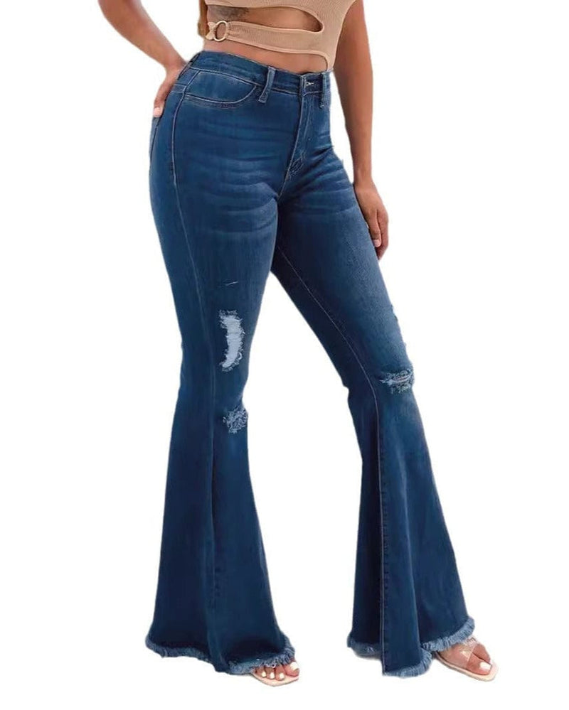 Mid-waisted skinny jeans for fall and summer