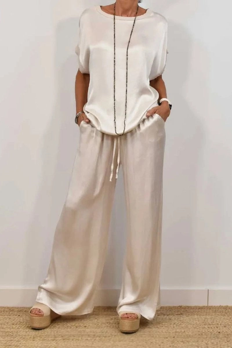 Ensemble élégant en satin