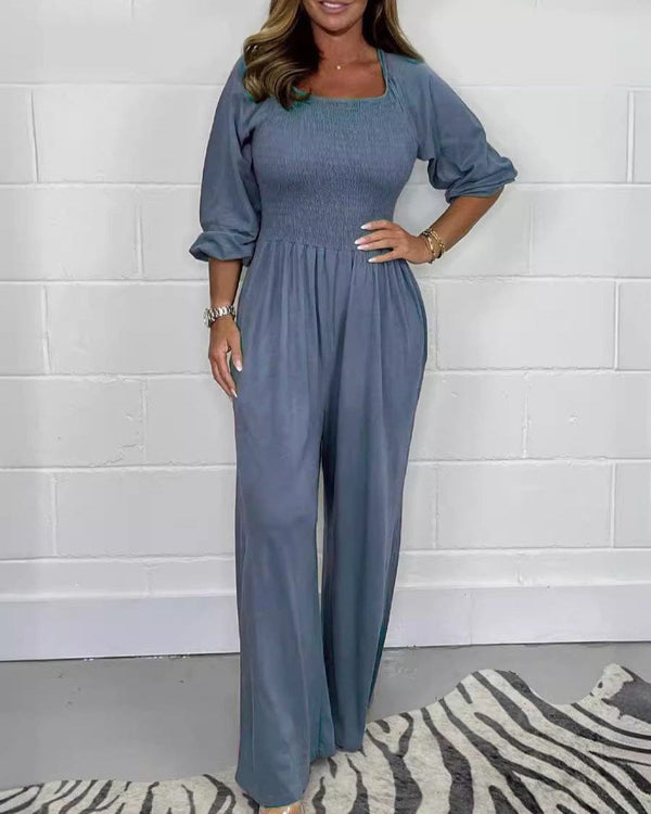 Combinaison confortable avec taille élastique