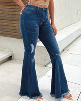 Mid-waisted skinny jeans for fall and summer