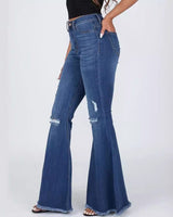 Mid-waisted skinny jeans for fall and summer