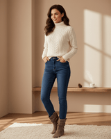 Bottes d'hiver élégantes à talon haut pointu