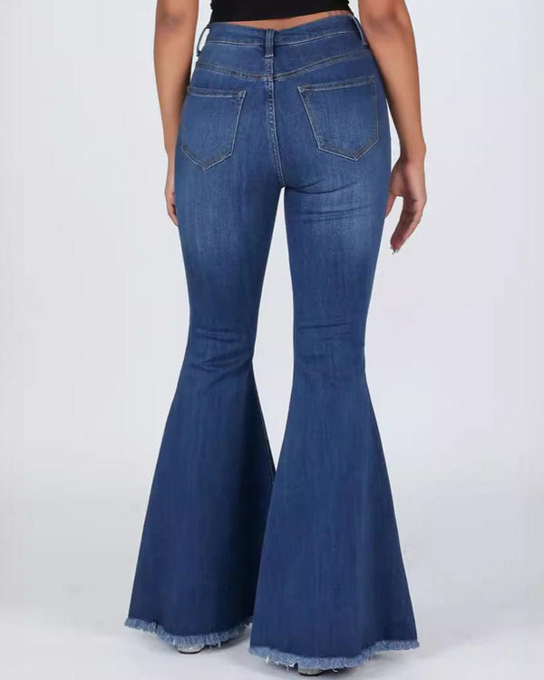 Mid-waisted skinny jeans for fall and summer