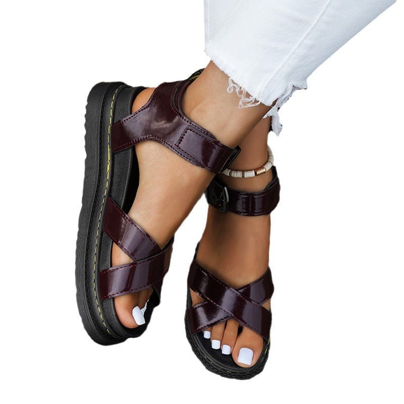 Sandale d'été à semelles épaisses