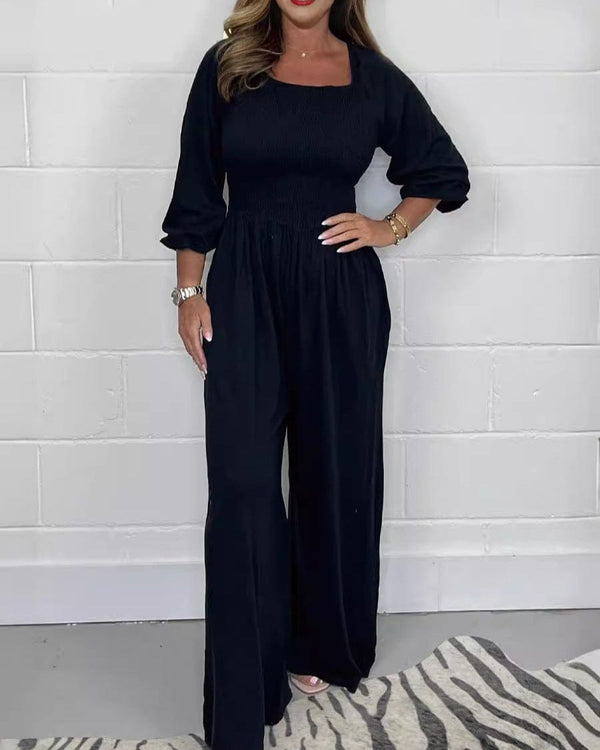 Combinaison confortable avec taille élastique