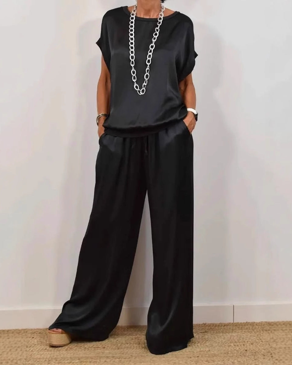 Ensemble élégant en satin